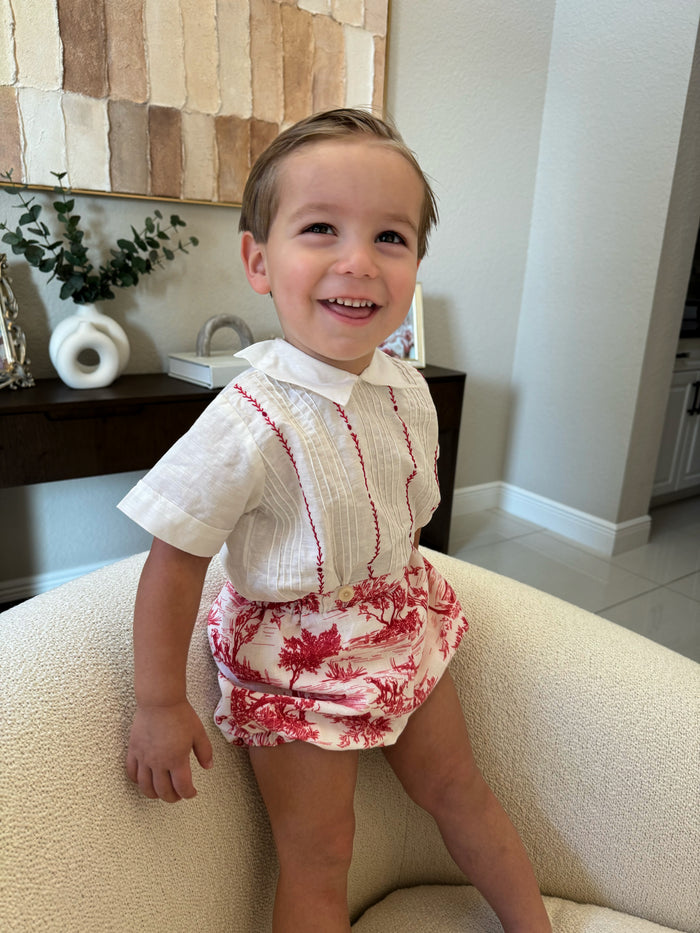 Arabella Toile Red Boy 2-PC set