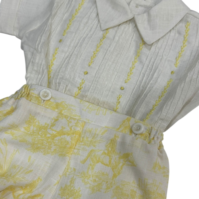 Arabella Toile Yellow Boy 2-PC set