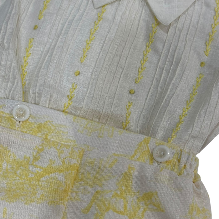 Arabella Toile Yellow Boy 2-PC set