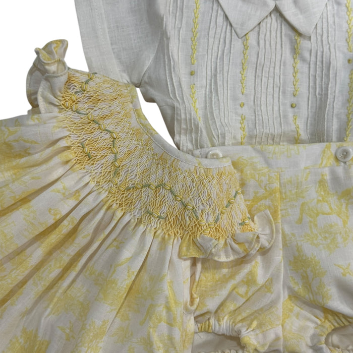 Arabella Toile Yellow Boy 2-PC set