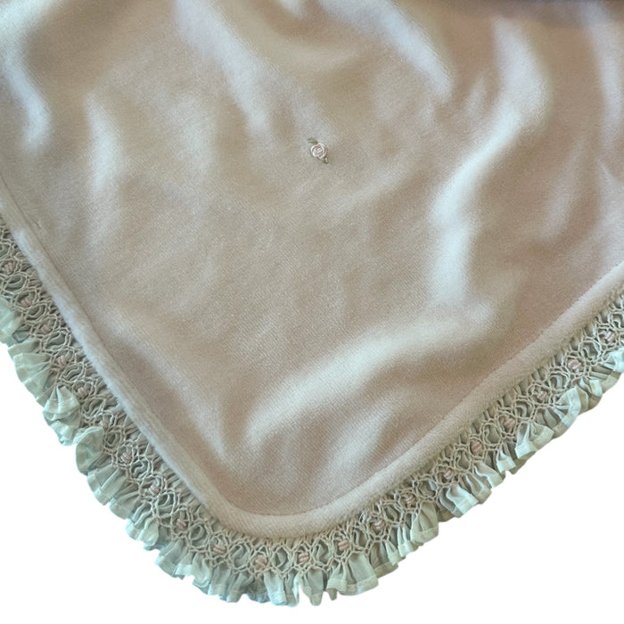Astrid Light Pink Velour Blanket