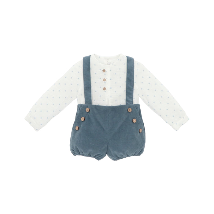 Azur Stars Boy Blue Romper