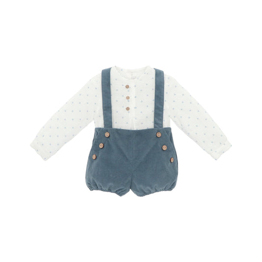 Azur Stars Boy Blue Romper
