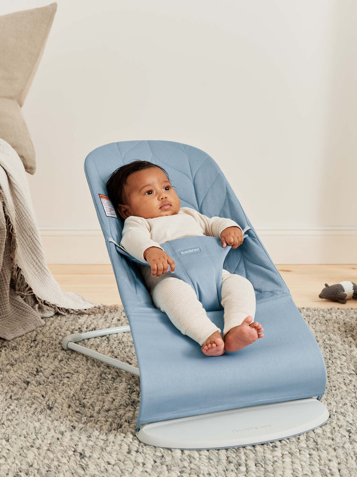 BabyBjorn - Bouncer - Blue Petal Quilted