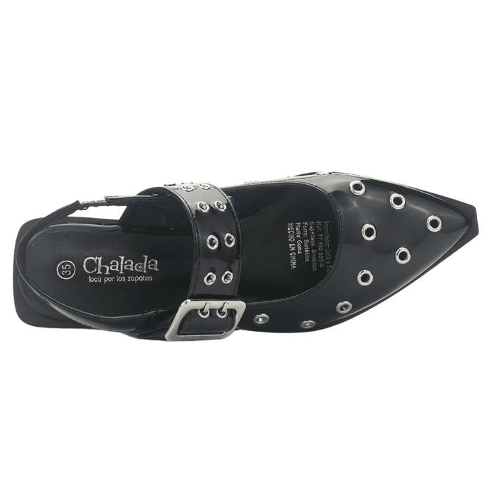 Ballerina Mujer Chalada Slik-20 Negro Casual Ballerinas Chalada
