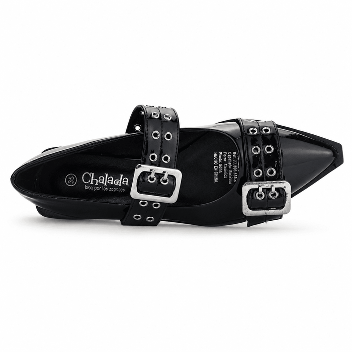 Ballerina Negro Mujer Casual Chalada Slik Chalada
