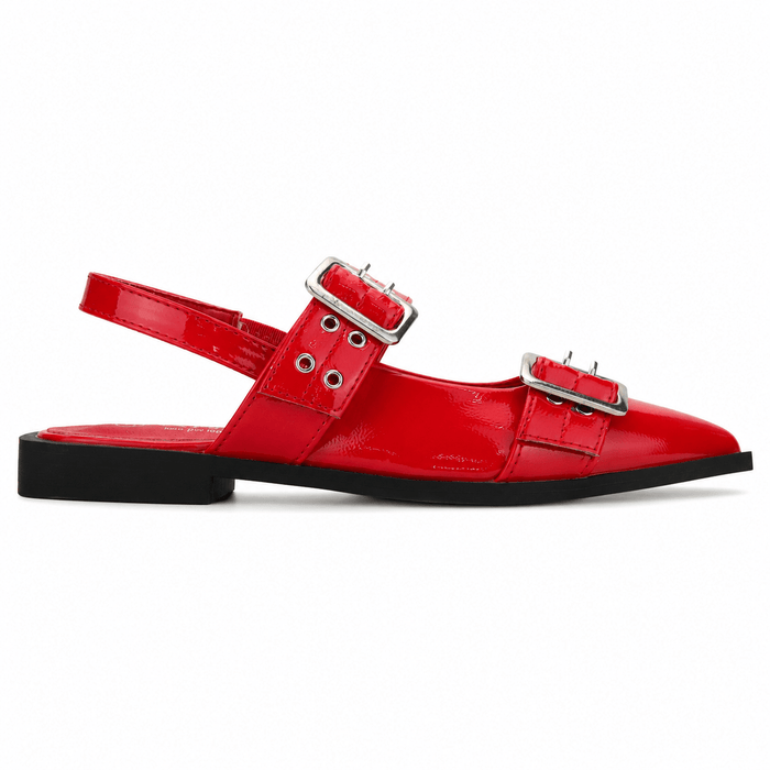 Ballerina Rojo Mujer Casual Chalada Slik Chalada