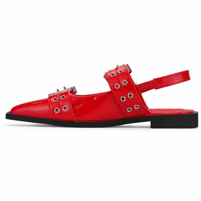 Ballerina Rojo Mujer Casual Chalada Slik Chalada