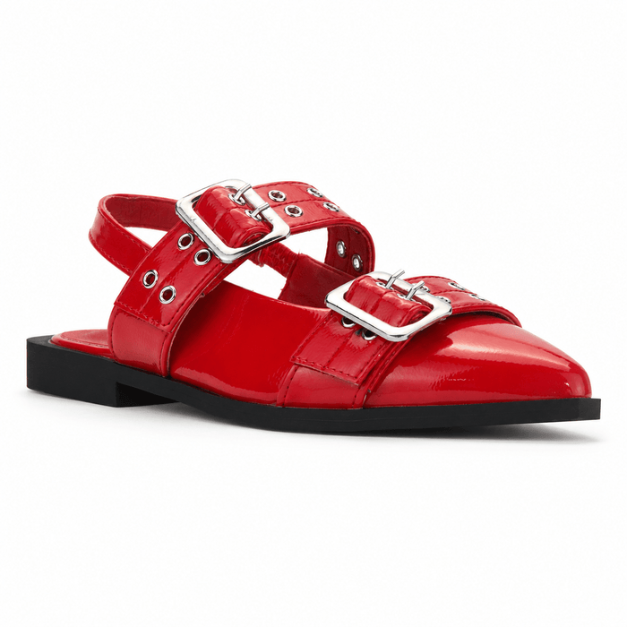 Ballerina Rojo Mujer Casual Chalada Slik Chalada