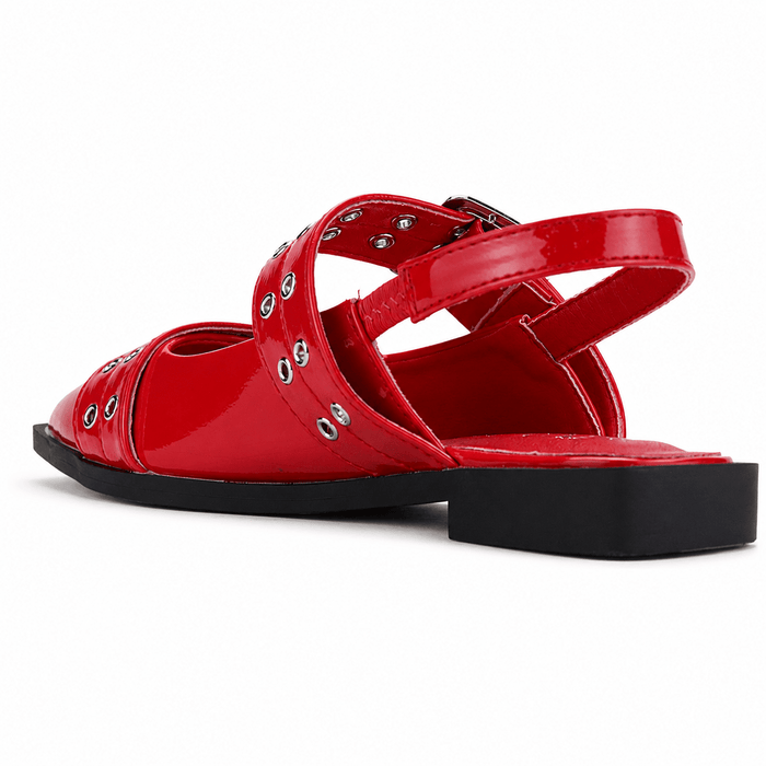 Ballerina Rojo Mujer Casual Chalada Slik Chalada