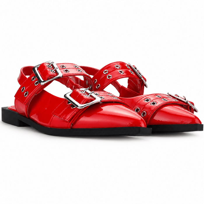 Ballerina Rojo Mujer Casual Chalada Slik Chalada