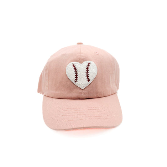 Baseball Heart Patch Baseball Hat