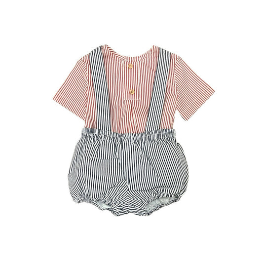 Bay Stripes Sailor Boy 2-Piece Set