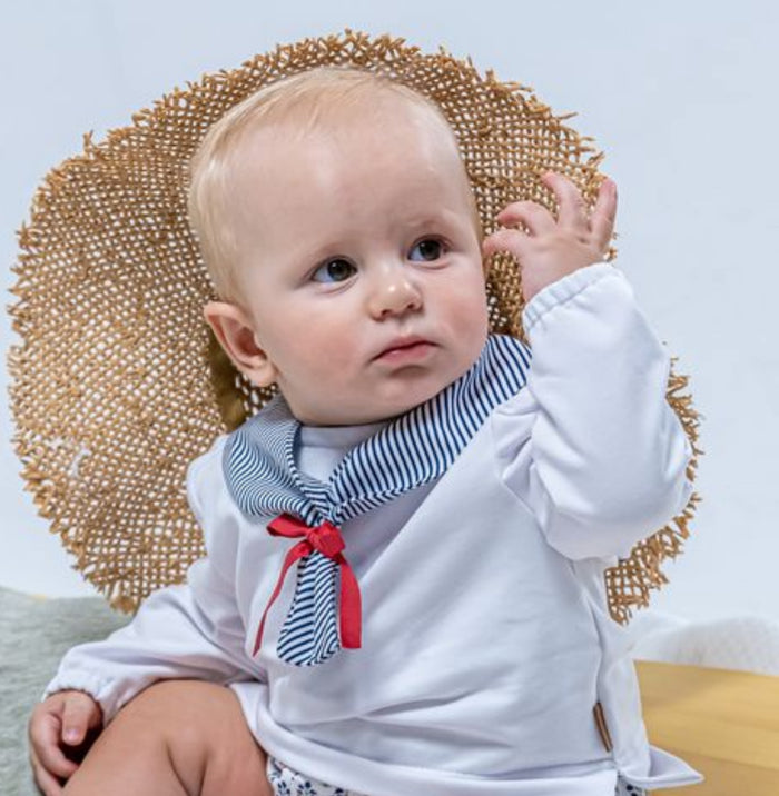 Bay Stripes Sailor Boy Sweater