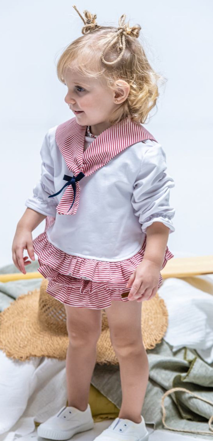 Bay Stripes Sailor Girl Sweater