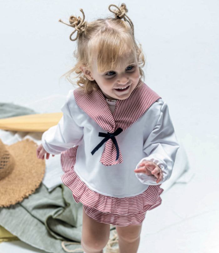 Bay Stripes Sailor Girl Sweater