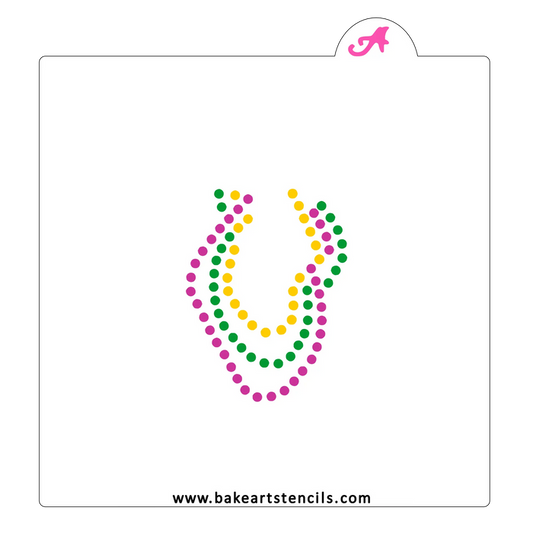 Bead Strands Stencil Set bakeartstencil