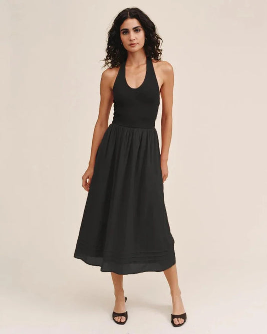 Bella Dahl Mixed Halter Dress