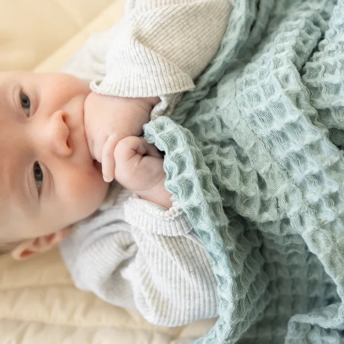 Bella Tunno - Waffle Blanket - Fog