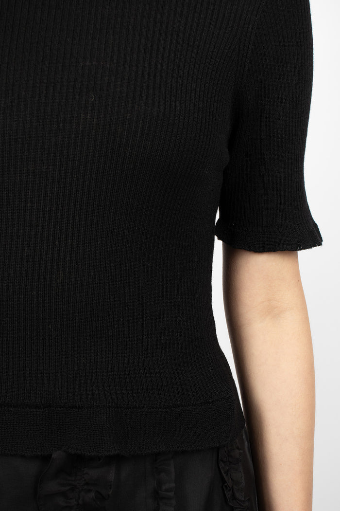 Bentley Knit Top Black