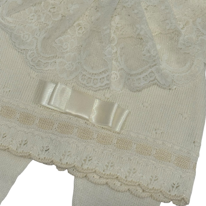 Bianca Luxe White 3-piece Knitted Set