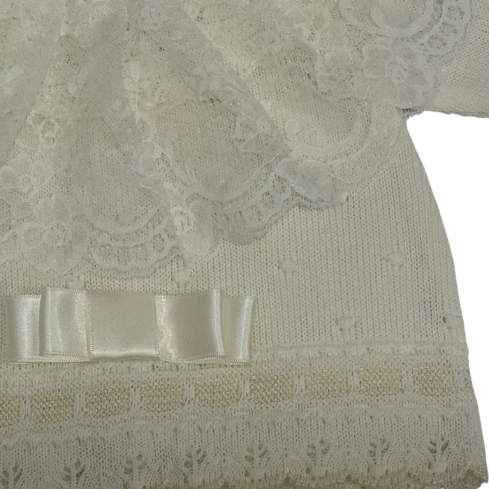 Bianca Luxe White 3-piece Knitted Set