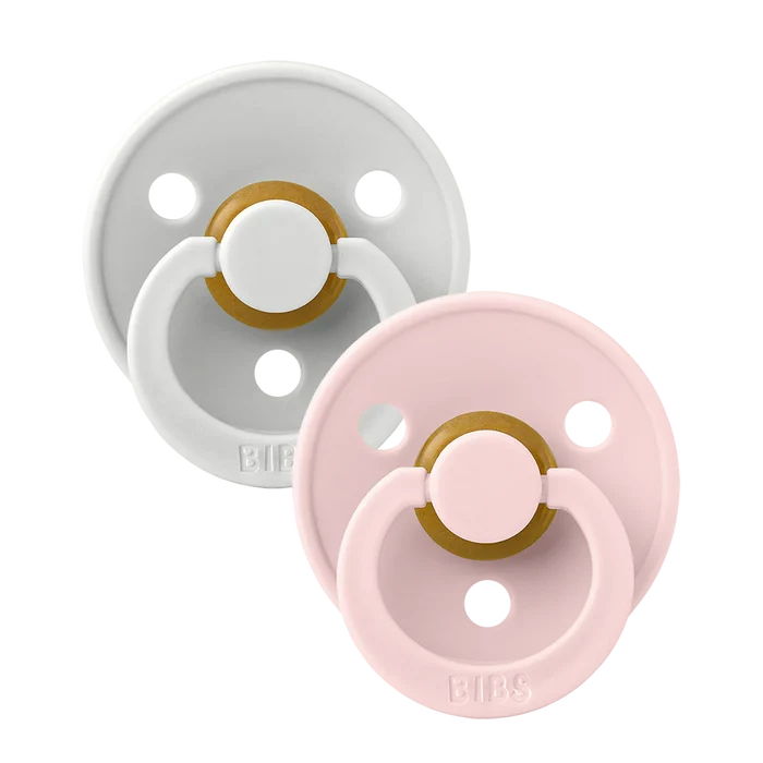 Bibs Pacifiers - 2 Pack - Haze/Blossom