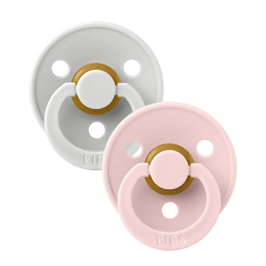 Bibs Pacifiers - 2 Pack - Haze/Blossom