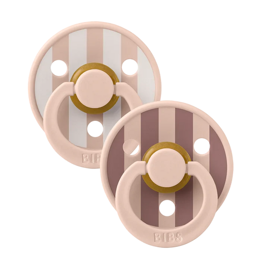 Bibs Pacifiers - 2 Pack - Studio Colour Blush Mix