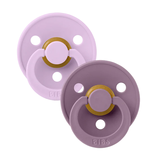 Bibs Pacifiers - 2 Pack - Violet Sky/Mauve