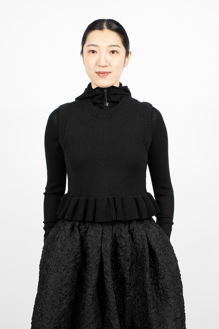 Billie Knitted Vest Black