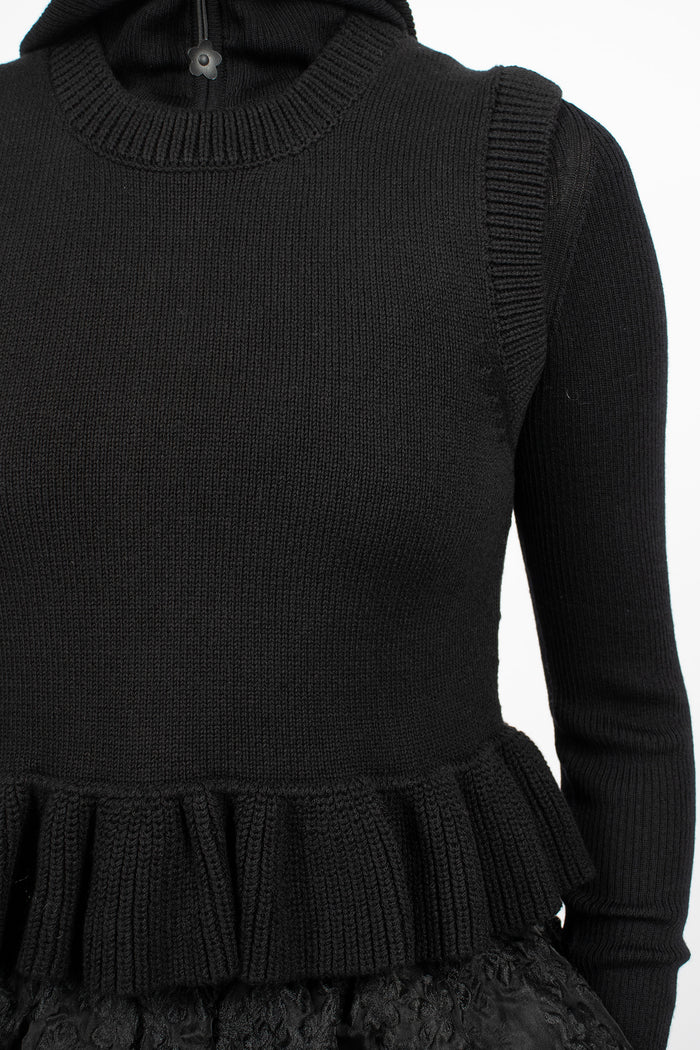 Billie Knitted Vest Black
