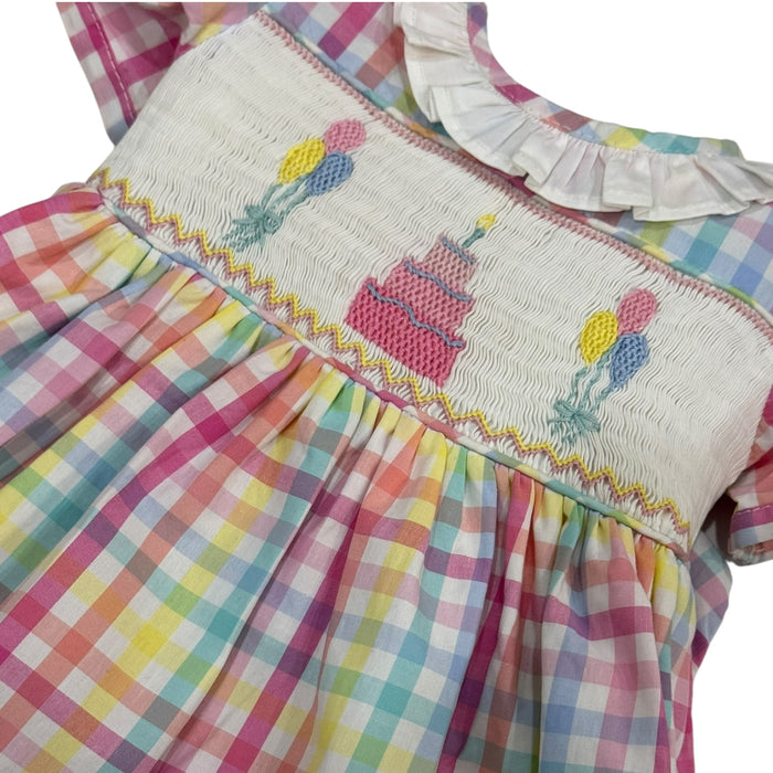 Birthday Rainbow Girl Dress