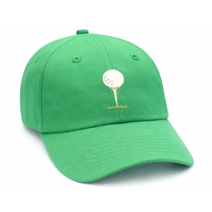 Bits and Bows - Youth Baseball Cap - Green Teed Up