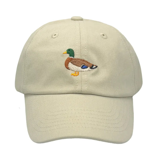 Bits and Bows - Youth Baseball Cap - Khaki Mallard