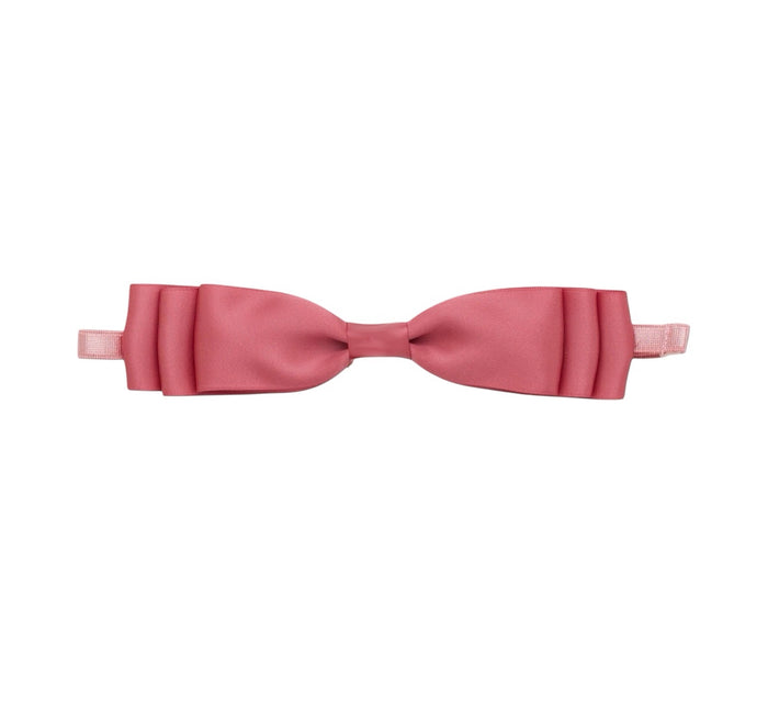 Blair Bow Cranberry Satin Headband Wrap