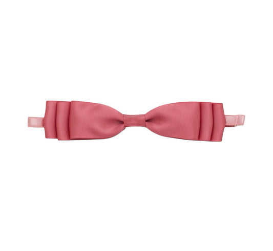 Blair Bow Cranberry Satin Headband Wrap