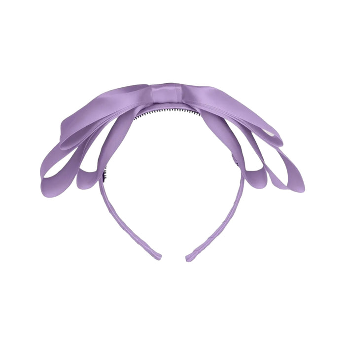 Blair Bow Lavender Satin Headband