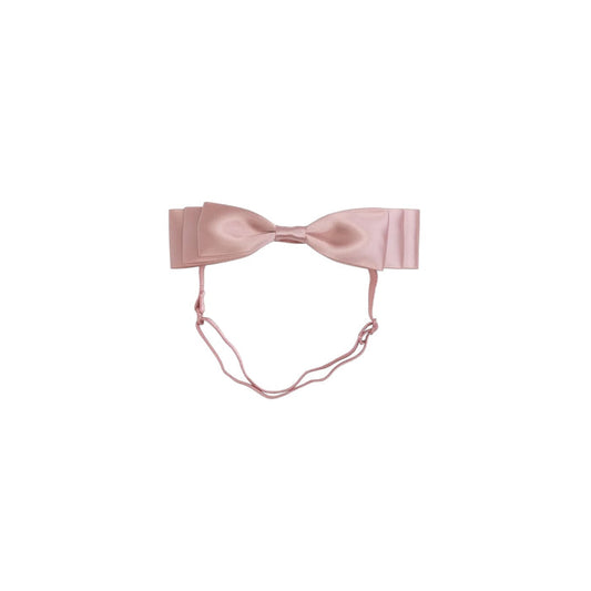 Blair Bow Mauve/Blush Satin Headband Wrap