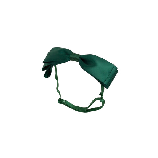 Blair Bow Pine Green Satin Headband Wrap