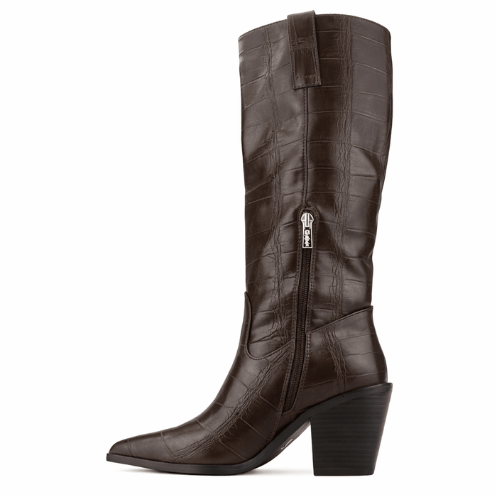 Bota Café Mujer Casual Chalada Nevada Botas Taco Chalada
