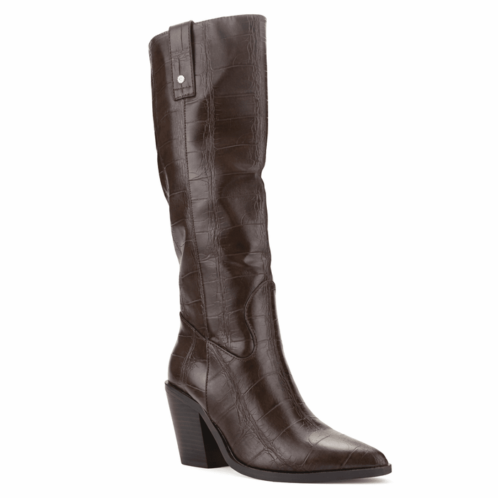 Bota Café Mujer Casual Chalada Nevada Botas Taco Chalada