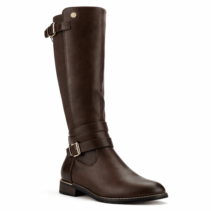 Bota Café Mujer Casual Chalada Trafun Botas Taco Chalada
