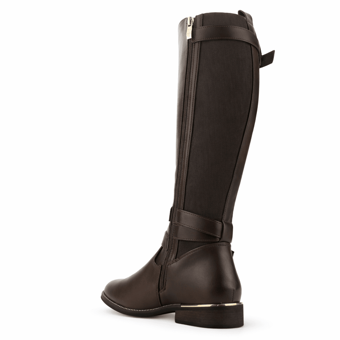 Bota Café Mujer Casual Chalada Trafun Botas Taco Chalada
