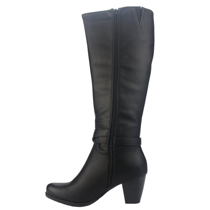 Bota Chalada Mujer Ceta-25 Negro Casual Botas Taco Chalada