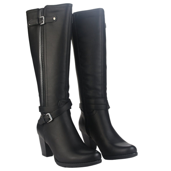 Bota Chalada Mujer Ceta-25 Negro Casual Botas Taco Chalada