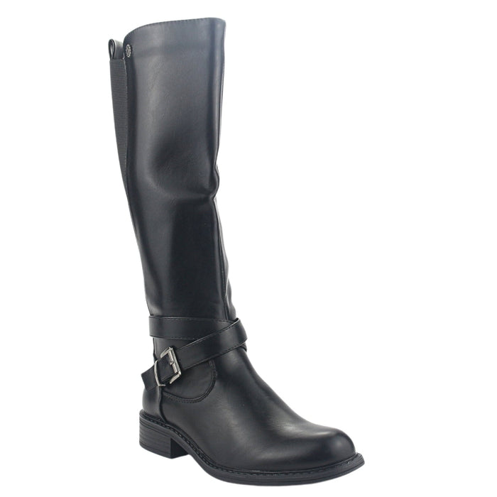 Bota Chalada Mujer Traffa-50 Negro Casual Botas Taco Chalada