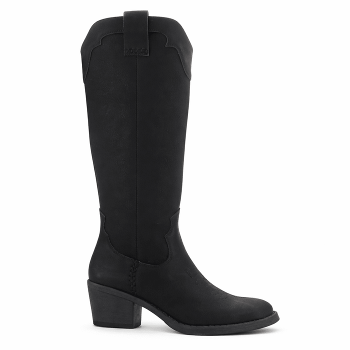 Bota Negro Mujer Casual Chalada Camp Botines Taco Chalada
