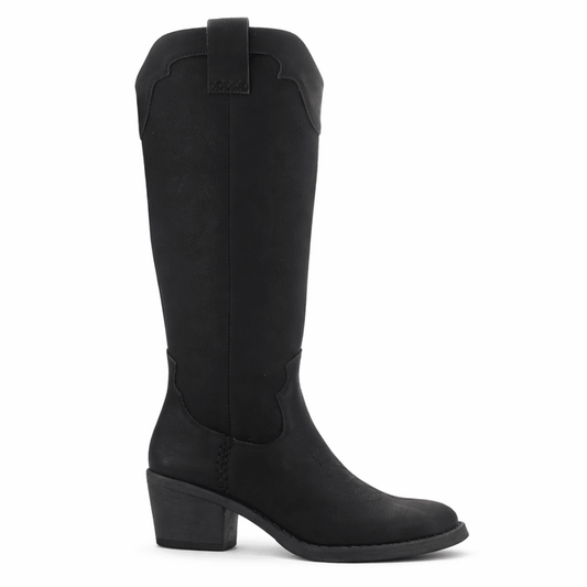 Bota Negro Mujer Casual Chalada Camp Botines Taco Chalada