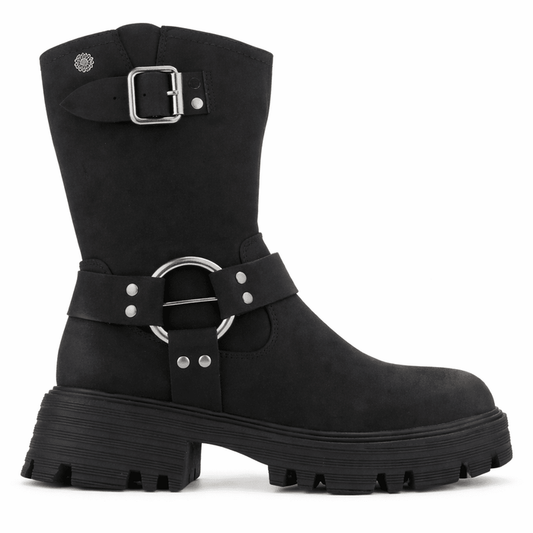 Bota Negro Mujer Casual Chalada Messa Botas Taco Chalada